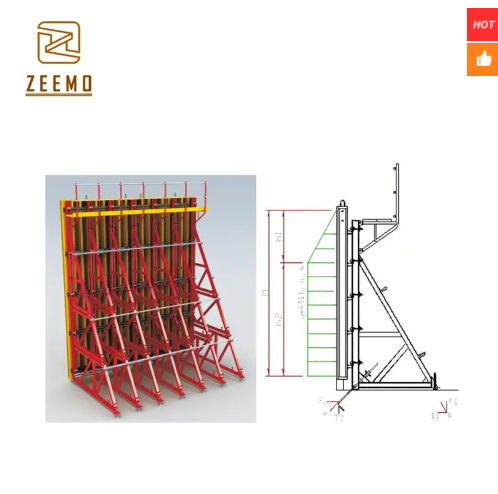 Coffrage de pared de encofrado de hormigón de un solo lado de diseño industrial a la venta