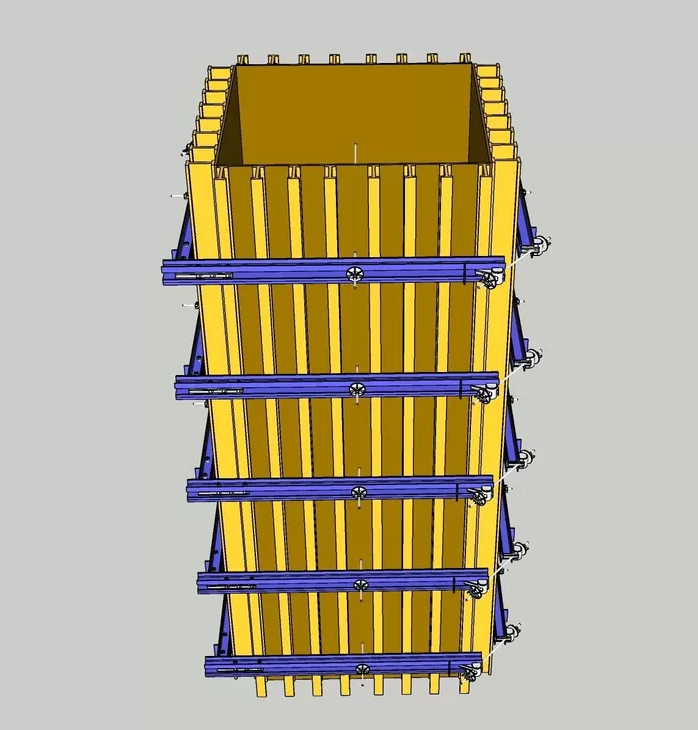 Encofrado de columnas de construcción de vigas H20 Encofrado de columnas de vigas de madera