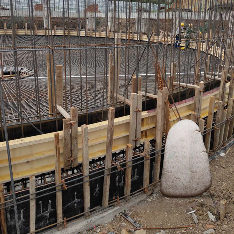 Encofrado de tanque de agua de pared redonda con forma de madera de viga LVL