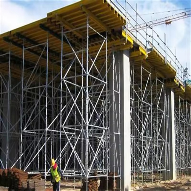 ZEEMO Venta al por mayor Instalación rápida Galvanizado en caliente resistente Q235 Todos los sistemas de andamios europeos Ringlock Layher a la venta