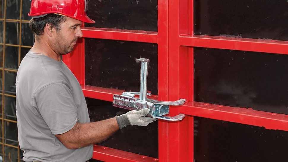 Sistema de encofrado de marco de madera contrachapada de acero de pared de losa de hormigón de forma europea