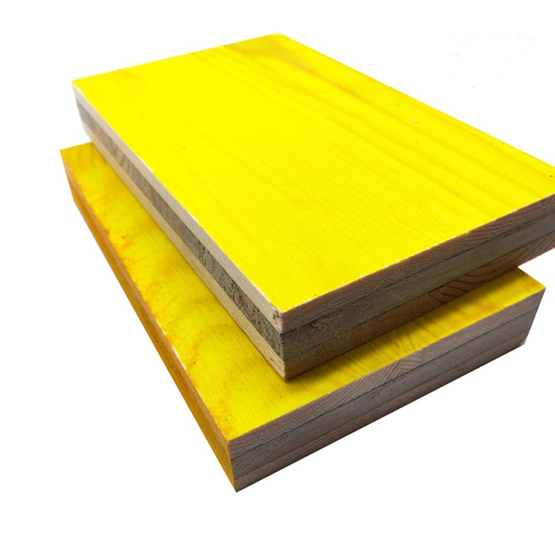 Tableros de madera contrachapada de encofrado amarillo de 3 capas DOKA Panel de encofrado de tres capas de 27 mm para construcción