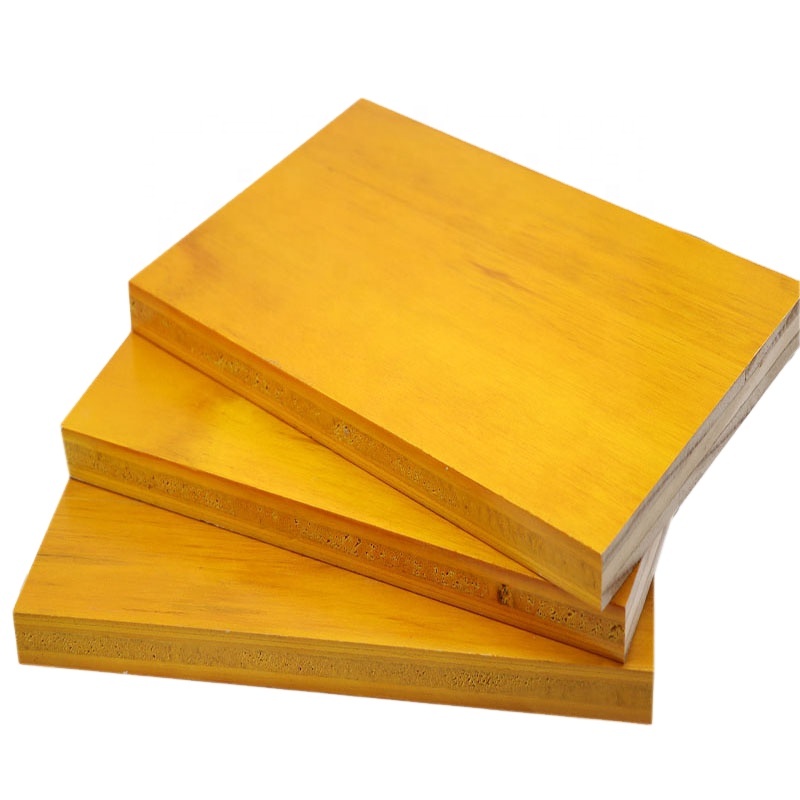 Alta calidad 21 mm 27 mm de abeto de abeto núcleo amarillo de 3 capas amarillo de encierro amarillo panel