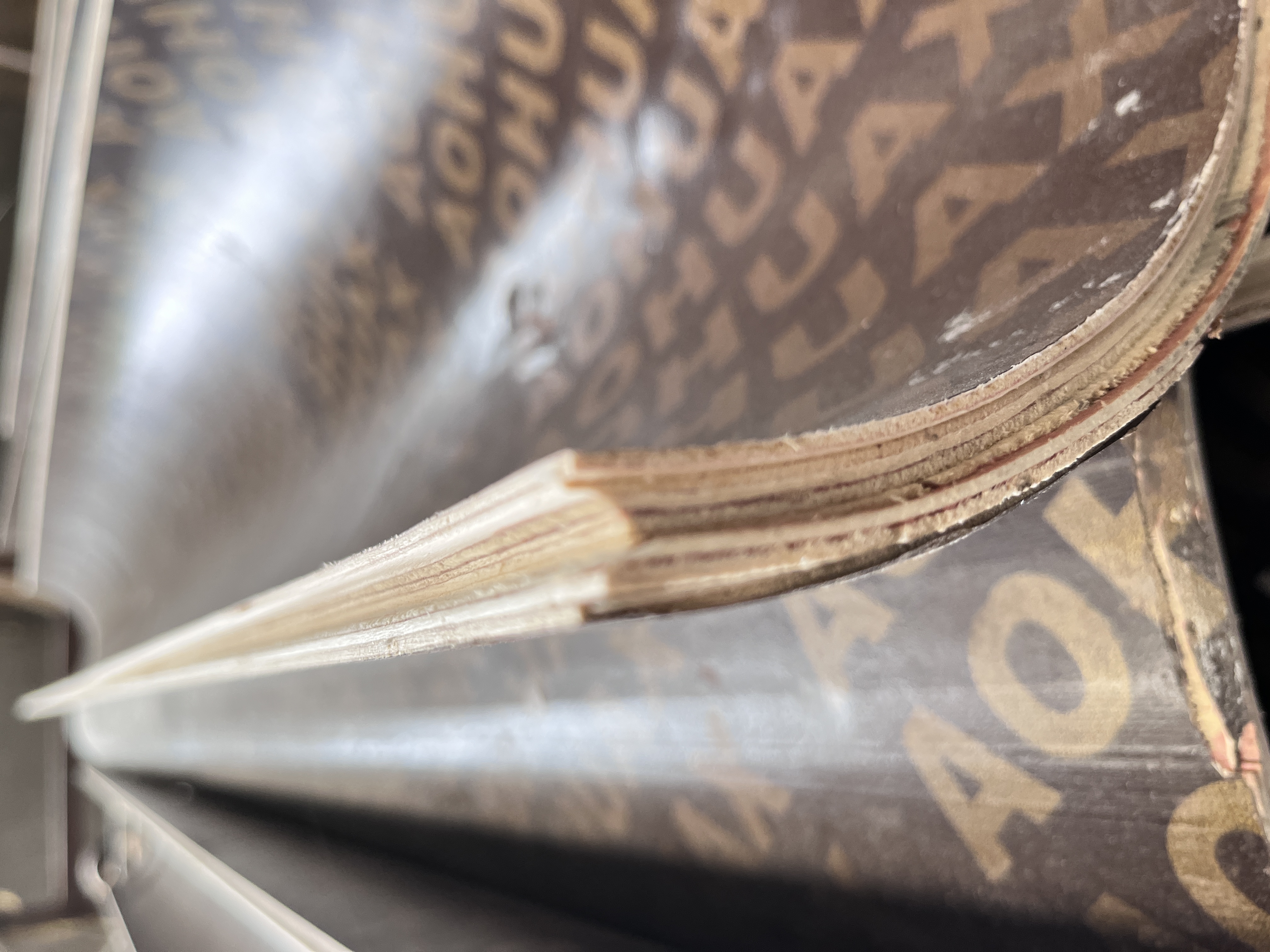 madera contrachapada circular