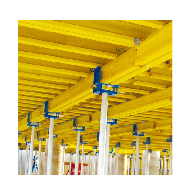 Fabricante chino de estilo industrial, puntales de acero, encofrado de plástico para fundición de losas de hormigón, molde de construcción, aplicación en centro comercial