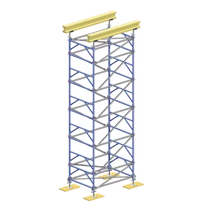 Marco de la torre H del andamio de la ayuda del apuntalamiento de Filipinas con los accesorios del andamio del tubo del GI del tablón de la construcción del ringlock de la escalera