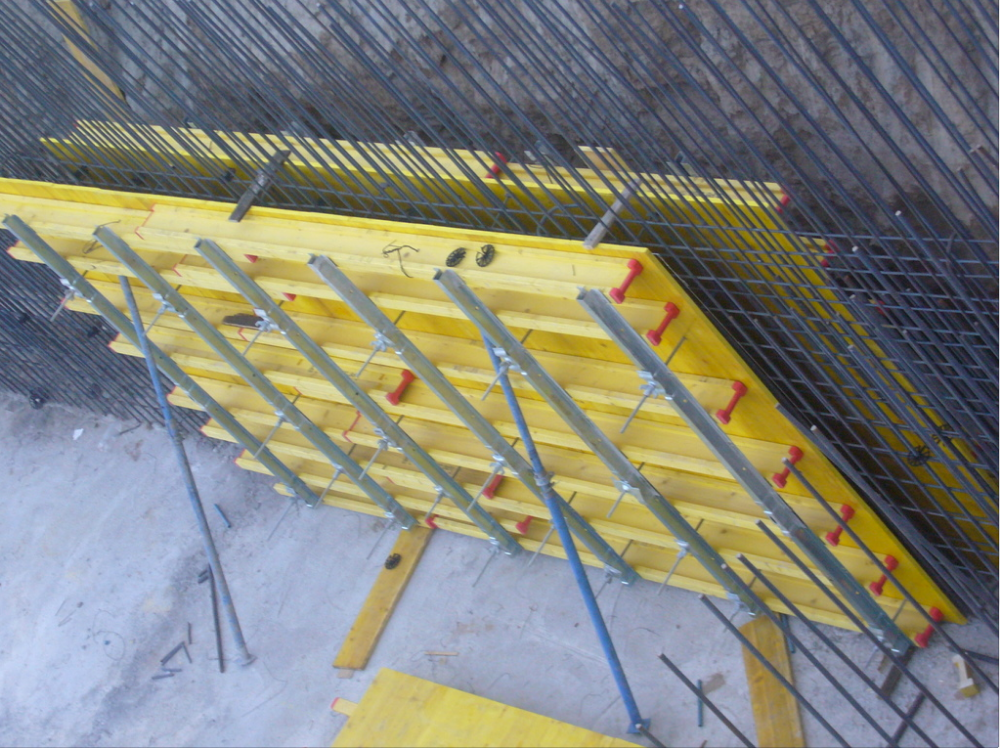 Alta calidad 21 mm 27 mm de abeto de abeto núcleo amarillo de 3 capas amarillo de encierro amarillo panel