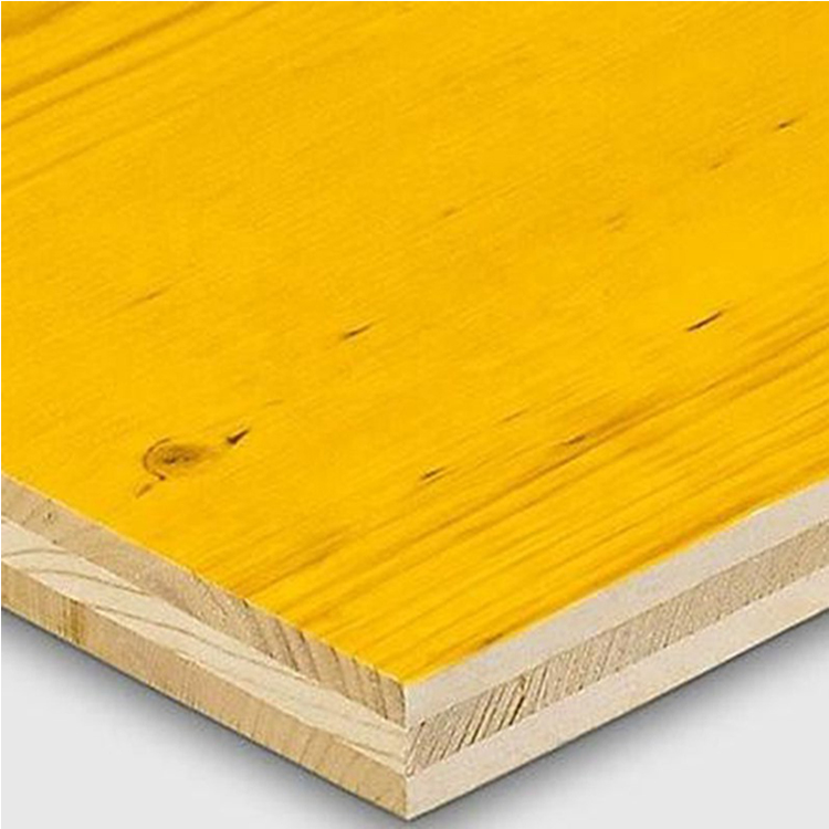 Tableros de madera contrachapada de encofrado amarillo de 3 capas DOKA Panel de encofrado de tres capas de 27 mm para construcción