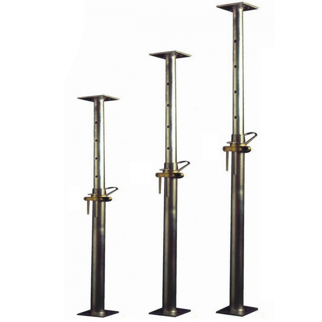 ZEEMO 48/60MM Puntal de andamio de acero de apuntalamiento ajustable galvanizado