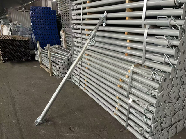 Puntal De Acero Galvanizado Personalizado, Puntal De Encofrado De Acero, Gato De Apuntalamiento Para Construcción