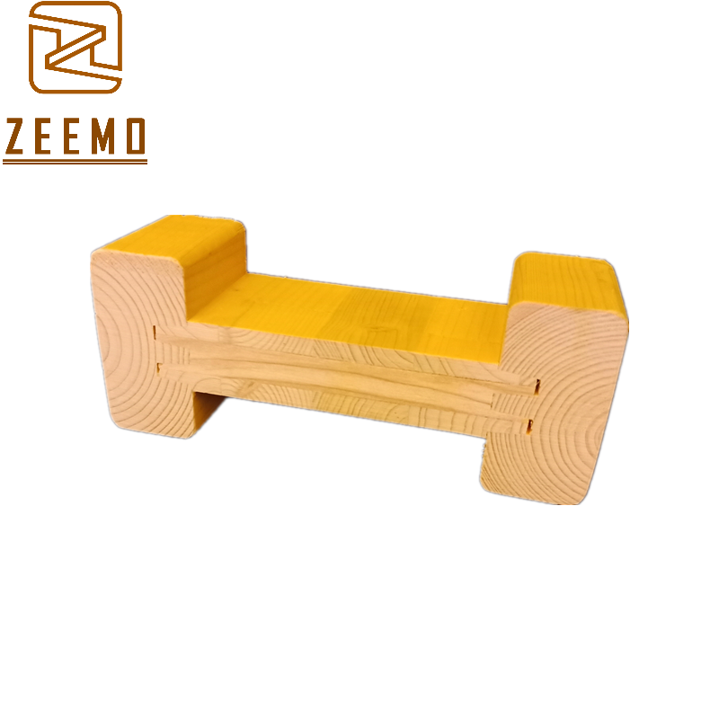 Viga de madera Zeemo impermeable amarilla H20 H16 H12