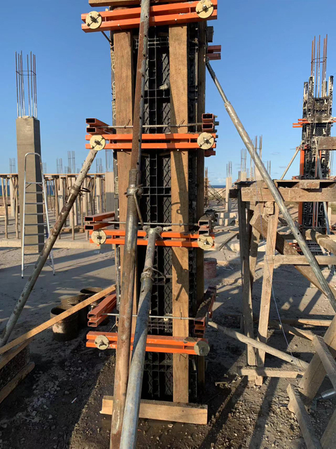 El encofrado plástico ajustable de las ventas directas de la fábrica moldea los materiales de construcción concretos