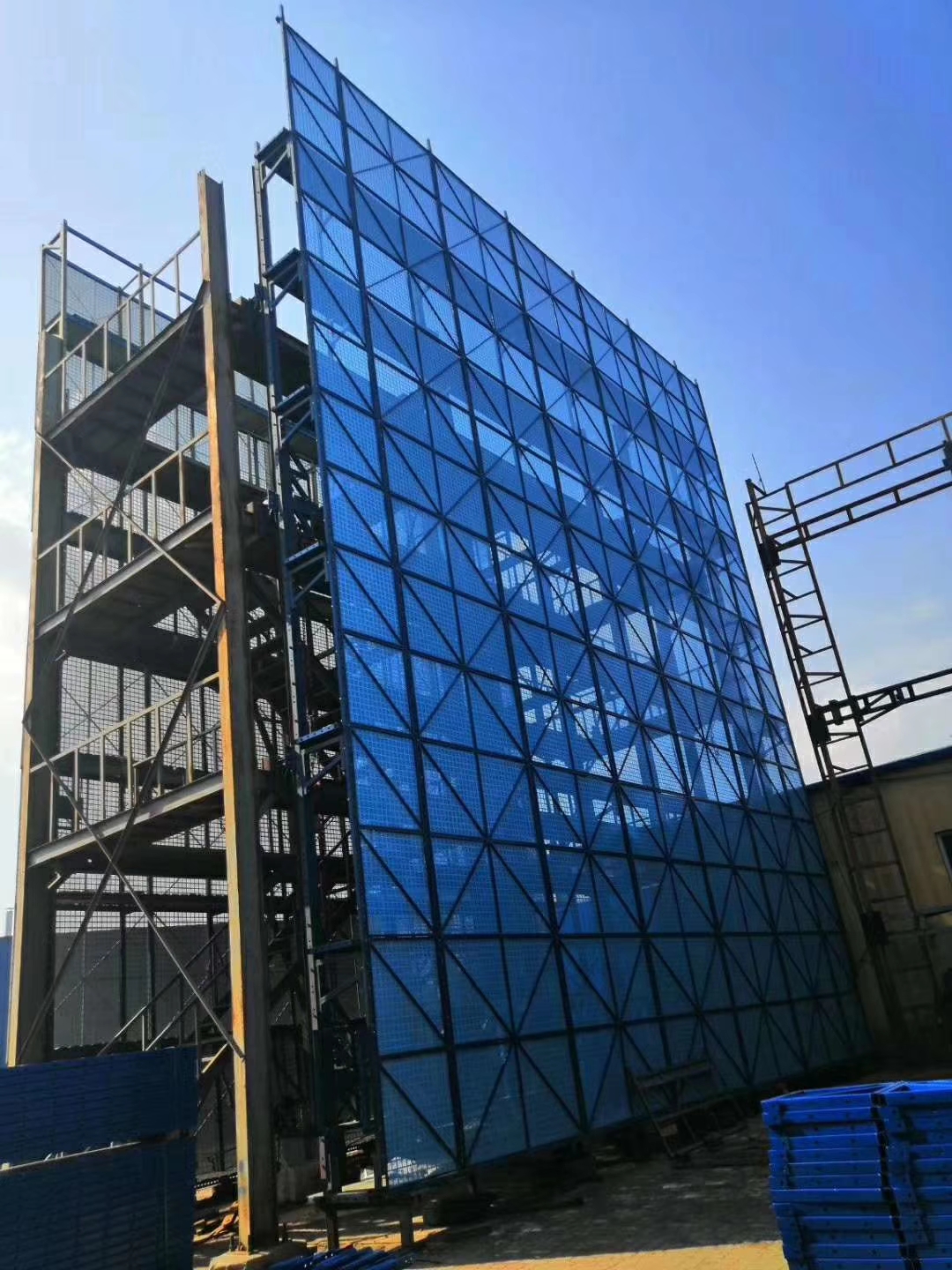 Andamio de elevación marco de escalada automática formulario eléctrico hidráulico ahorrar costo y tiempo para fundir plataforma de operación de concreto