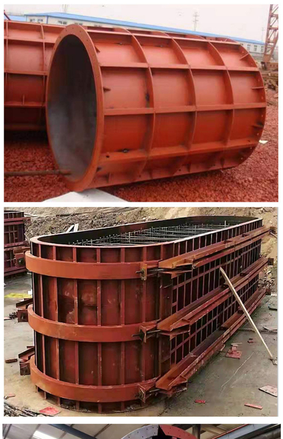 Precio de fábrica Poste de hormigón Encofrado de arco de laboratorio de acero Earthhouse