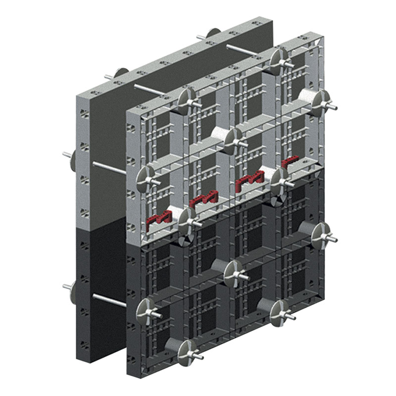 Venta al por mayor, moldes de panel de forma de losa de piso de plástico para pared de construcción, encofrado de hormigón modular de plástico para construcción