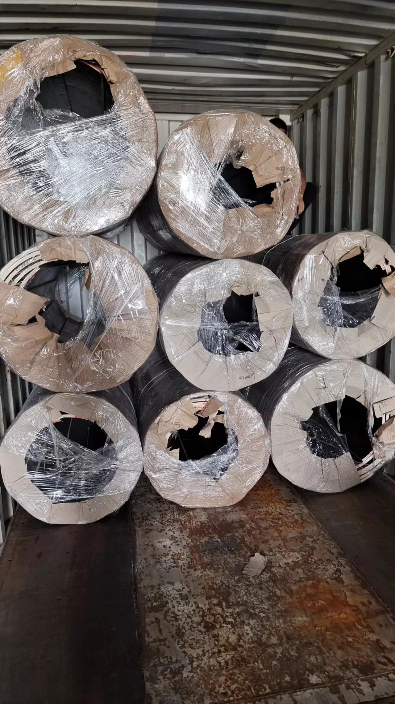 Encofrado de pilar de hormigón de columna circular redonda hecho de madera contrachapada a la venta