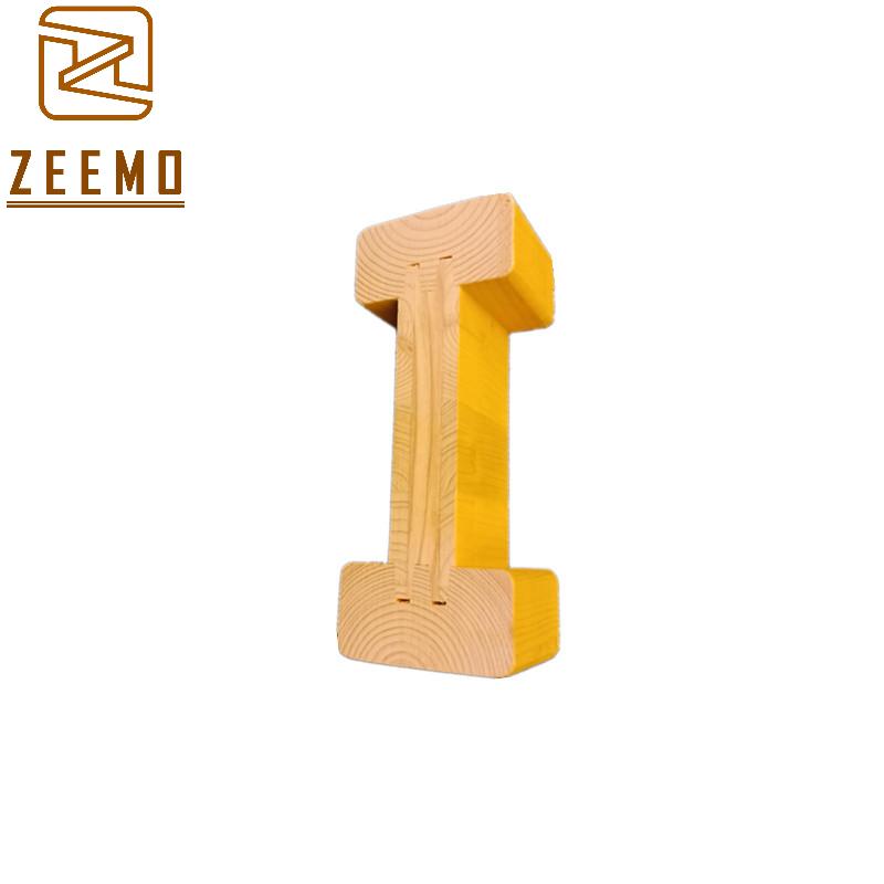 Viga de madera Zeemo impermeable amarilla H20 H16 H12