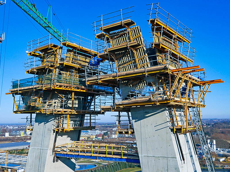 Encofrado con sistema de trepador automático de fabricante chino para construcción