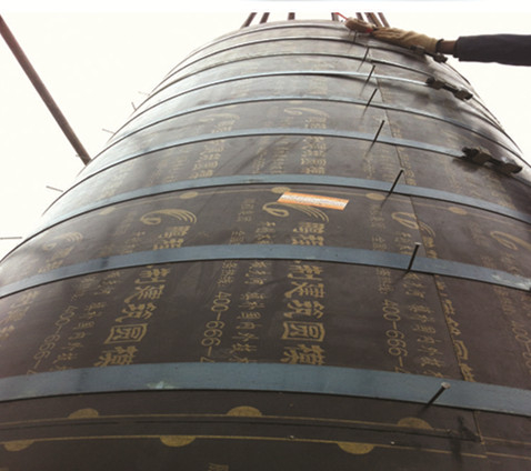 Columna circular de peso ligero reutilizable de Zeato