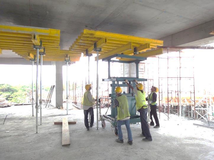 Mesa de madera contrachapada para construcción civil Zeemo, encofrado de vertido de hormigón