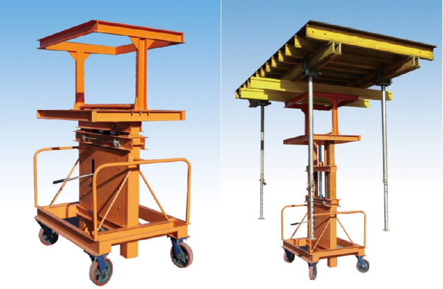 Sistema de encofrado de losas/mesas de madera Zeemo H para construcción de hormigón