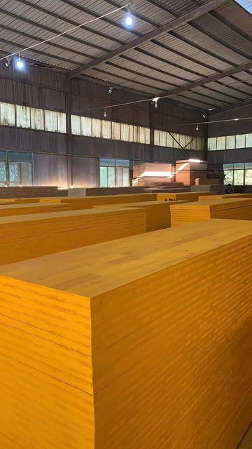 Fábrica de hormigón de tamaño personalizado, pintura amarilla fenólica estándar europeo Doka Peri, abeto de 21/27mm de espesor