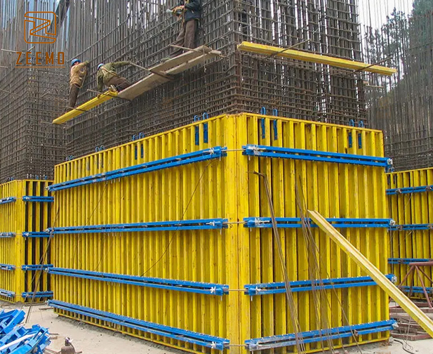 El panel de muro de hormigón exterior moldea el encofrado de muro de hormigón para muro de corte