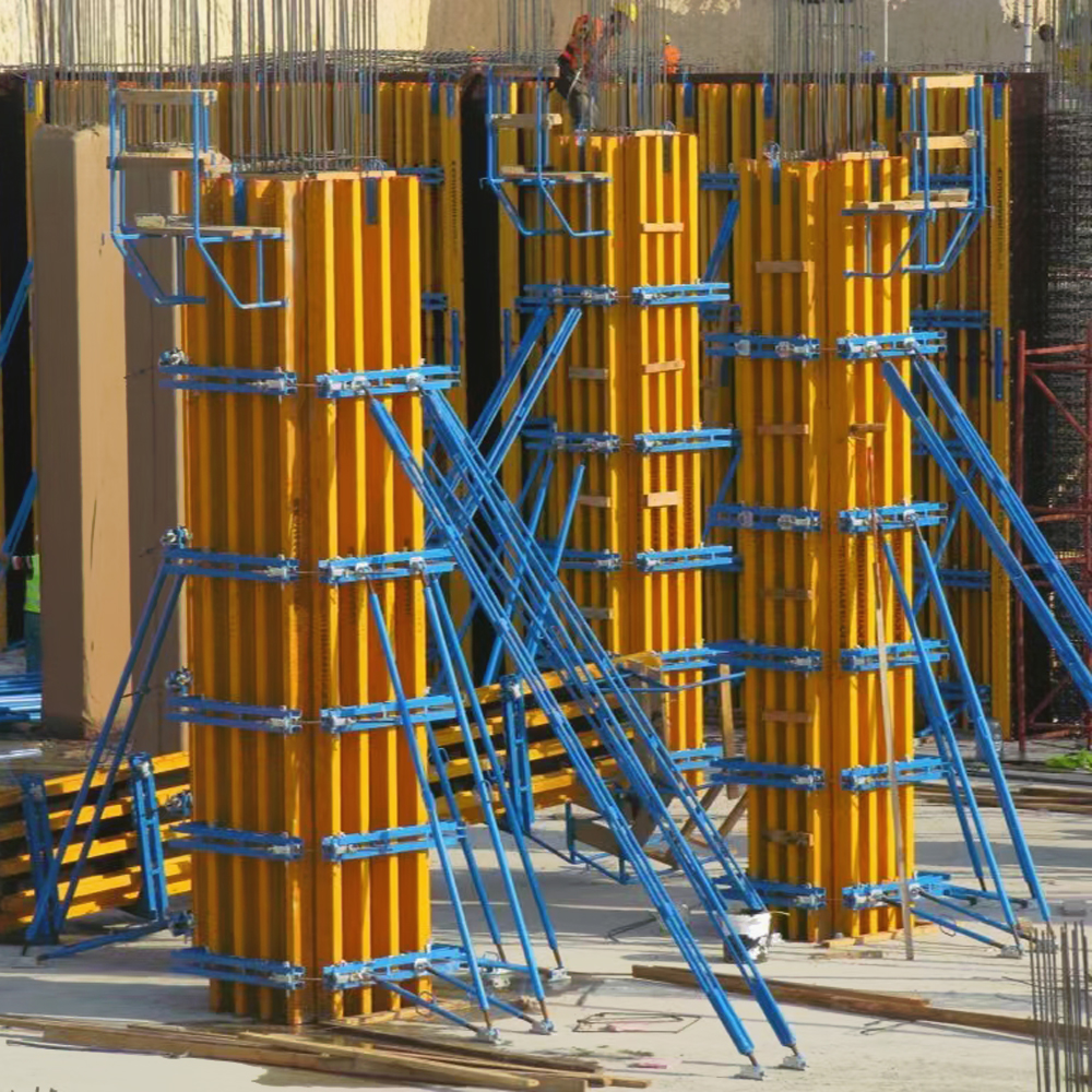Sistema de encofrado de pared de columna de viga de madera H20 para construcción de edificios de gran altura