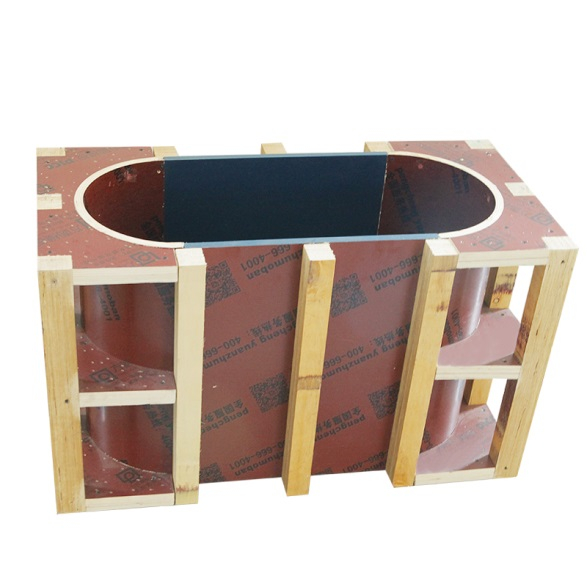Encofrado de hormigón curvo reutilizable, encofrado de tratamiento de agua para tanque de agua, construcción de paredes circulares para piscinas