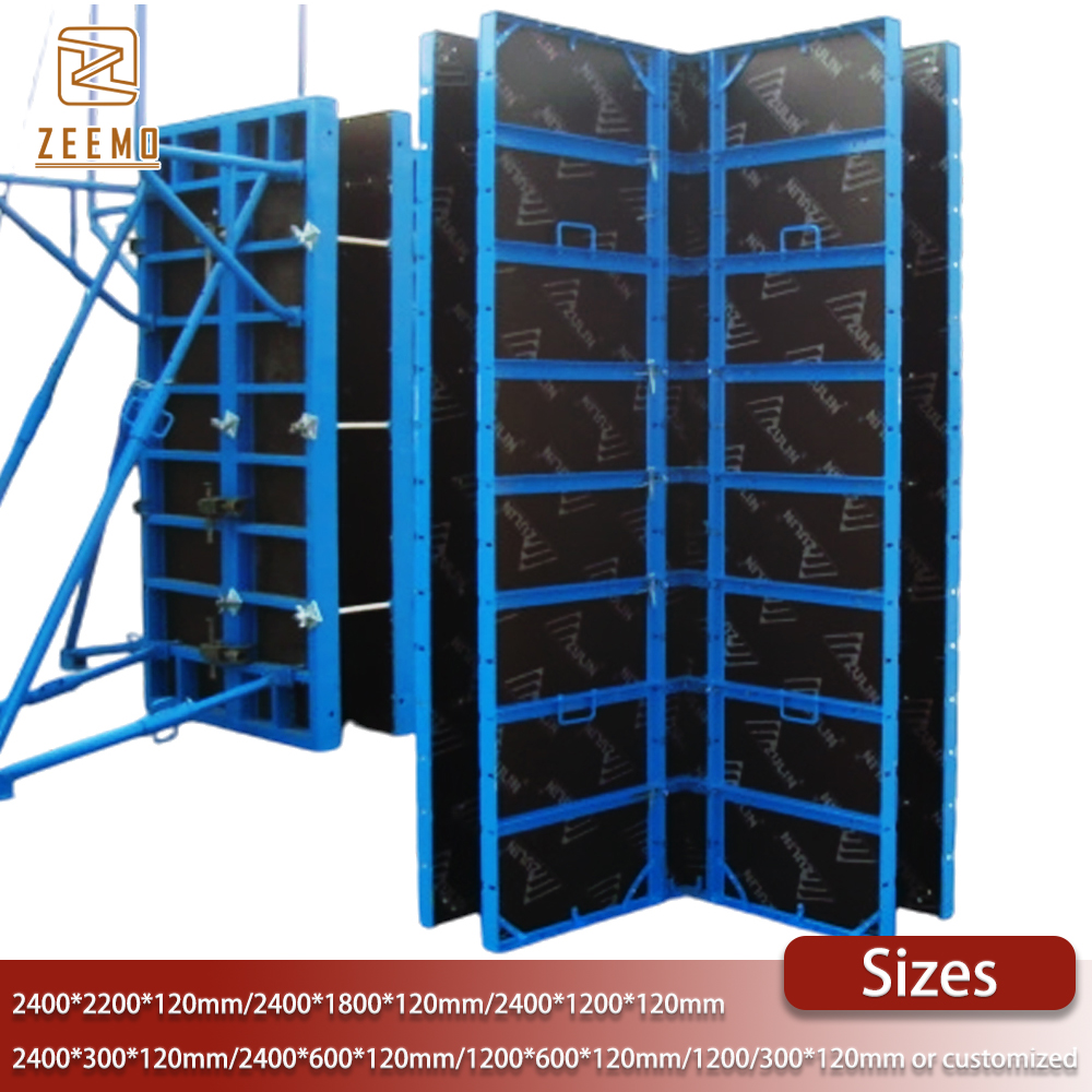 Encofrado con estructura de acero serie GJ63: encofrado modular liviano para paredes y columnas